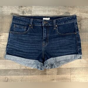 Harper Dark Blue Jean Shorts